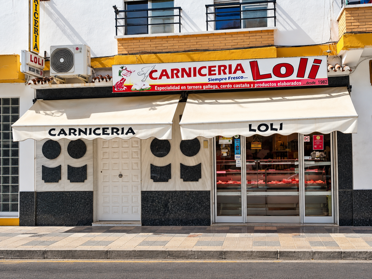 Fachada de Carnicería Loli